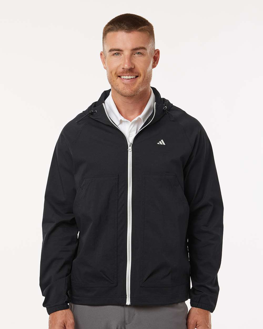 Adidas Chaqueta de Hombre con cremallera completa - Unidades en la caja 36- Precio unitario $23.50