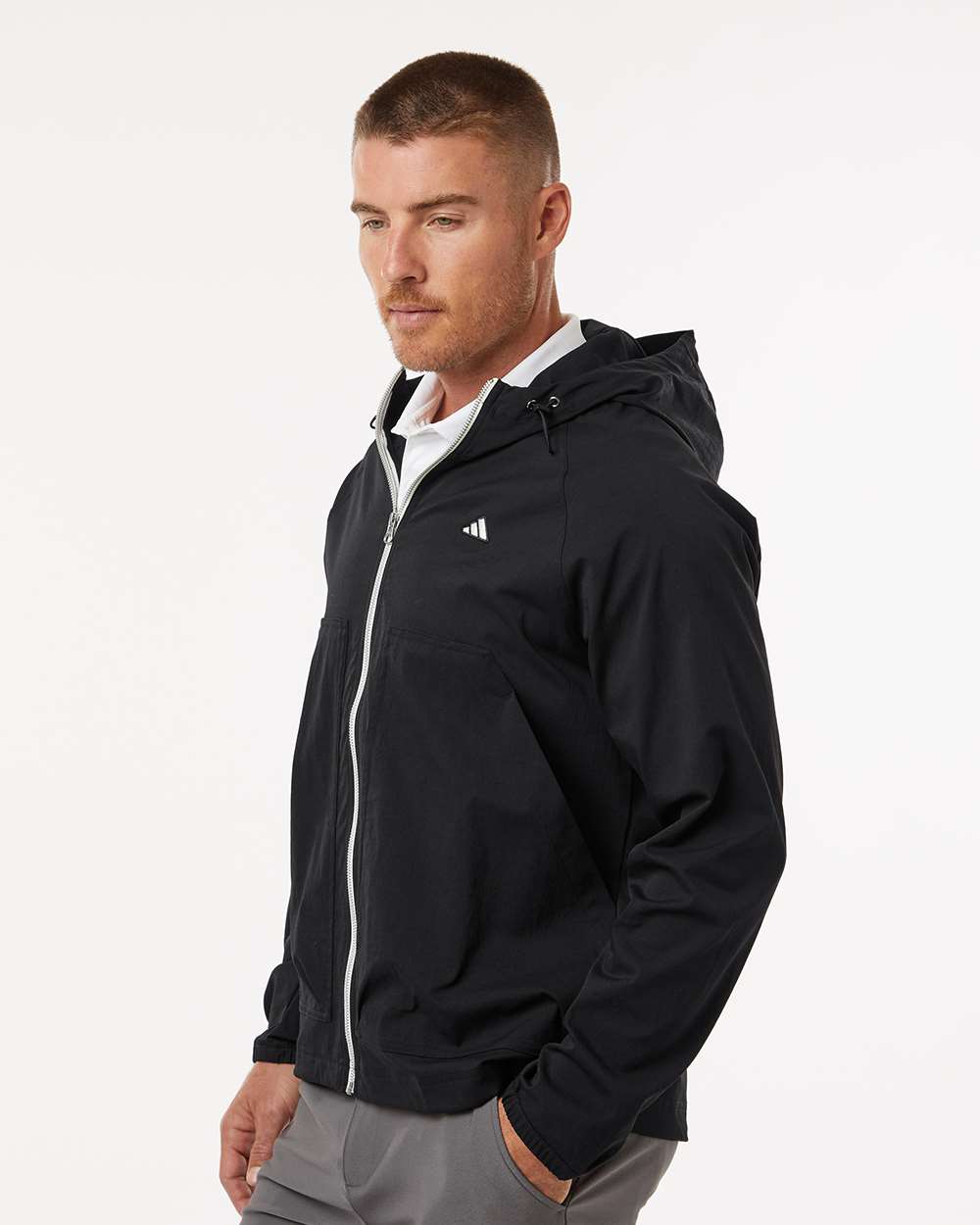 Adidas Chaqueta de Hombre con cremallera completa - Unidades en la caja 36- Precio unitario $23.50