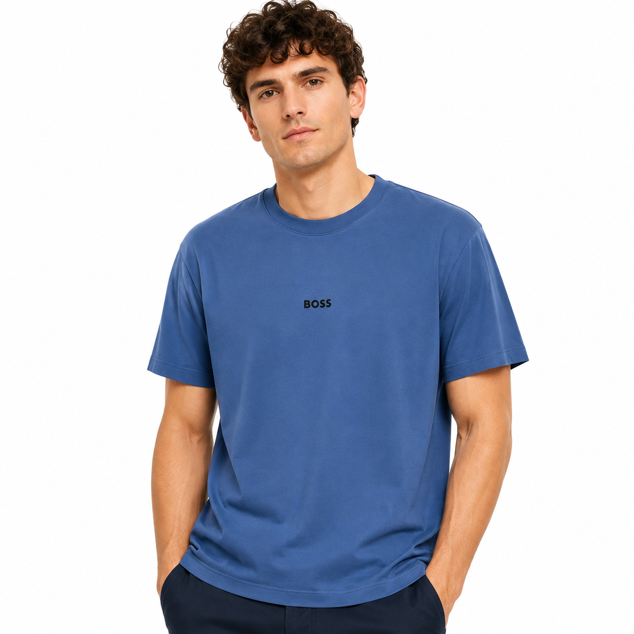Hugo Boss Camisetas para Hombre– Caja 36 Unidades – Colores Mixtos – $45.00 c/u