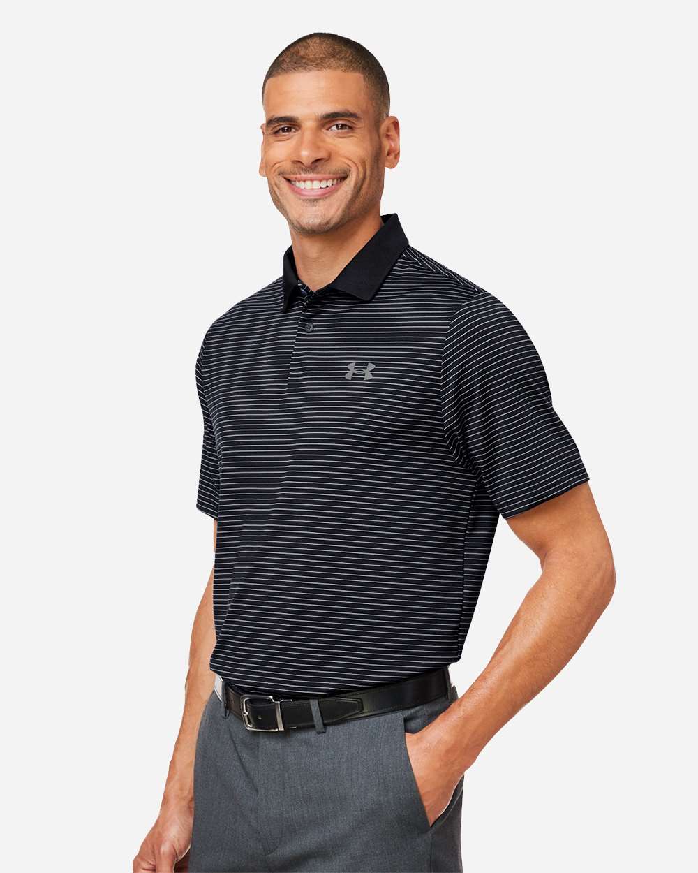 Under Armour Camisas Polo Hombre con rayas SS Unidades en la caja 24- Precio Unitario $ 19.50