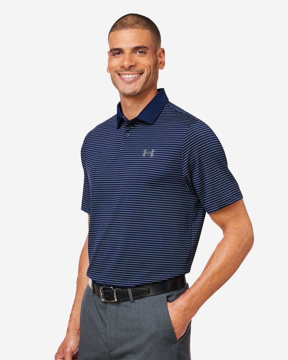Under Armour Camisas Polo Hombre con rayas SS Unidades en la caja 24- Precio Unitario $ 19.50