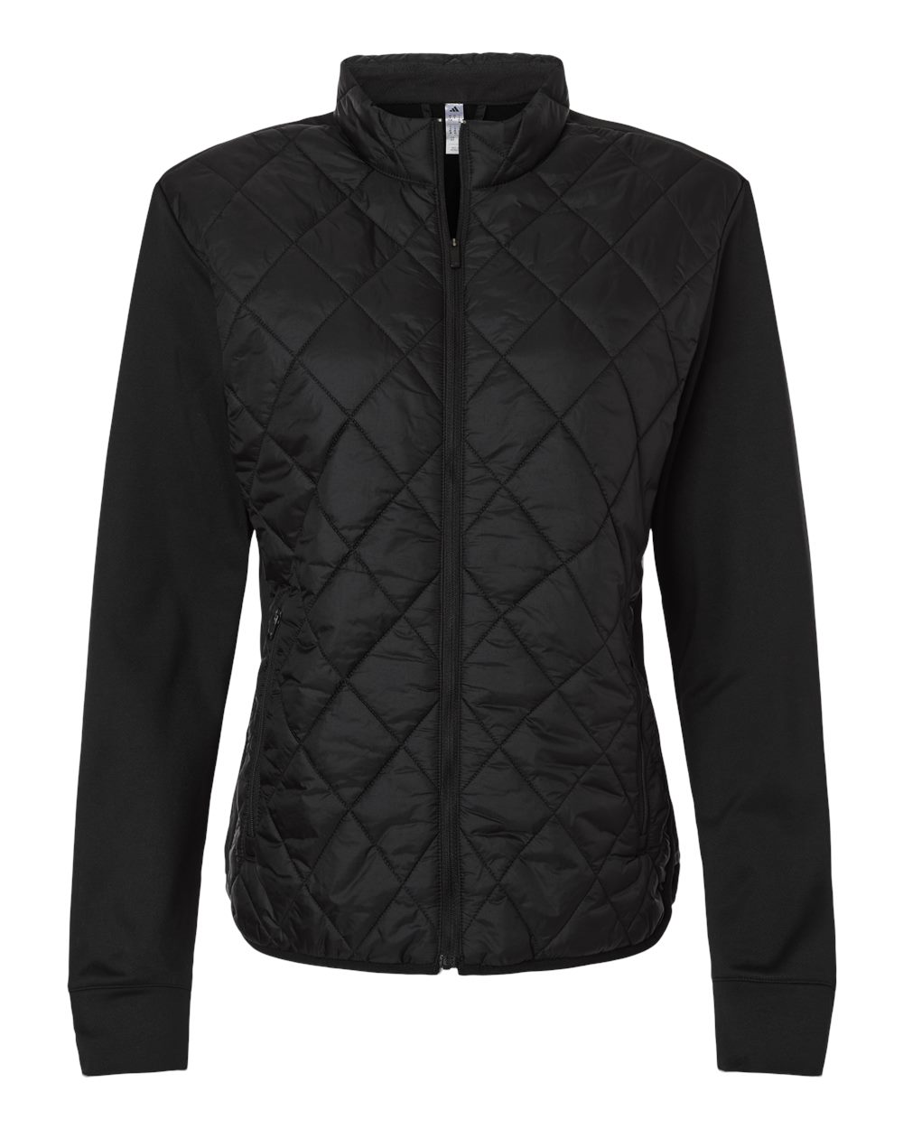 Adidas Chaqueta Acolchada Negra con Cremallera Completa de Mujer - Venta al por Mayor- Unidades en la caja 24- Precio unitario $ 22.50 USD