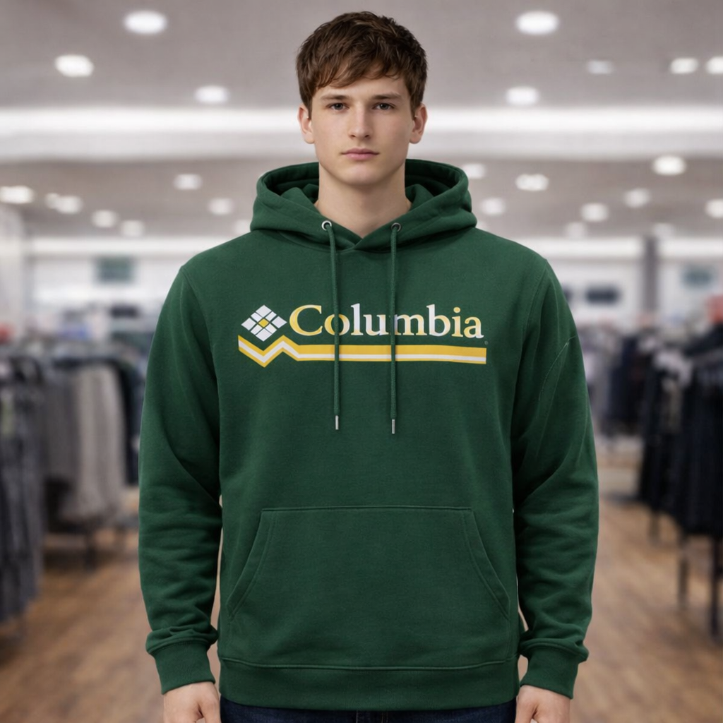 Sudadera Columbia de Hombre - Caja Mayoreo 48 Unidades Precio unitario $18.50