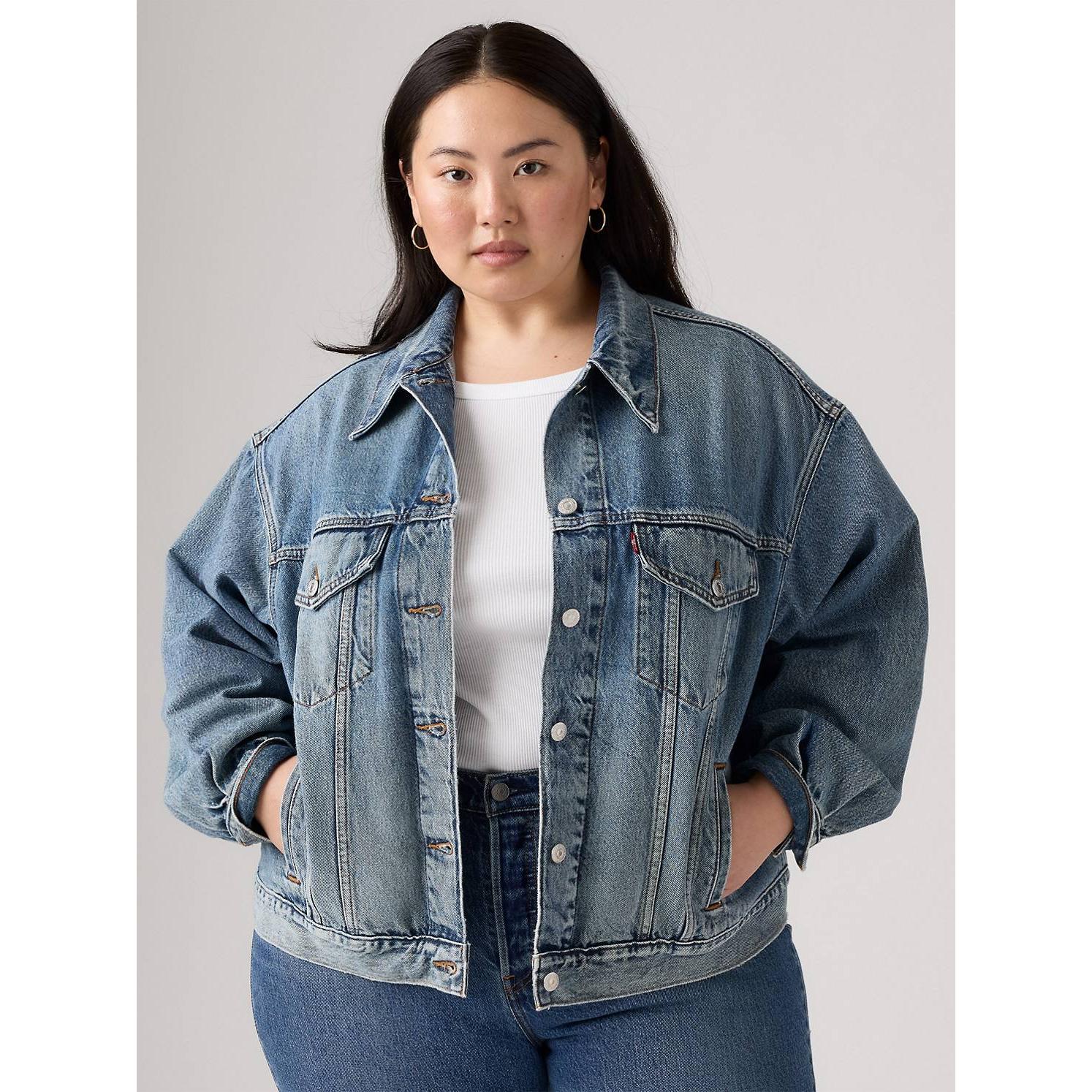 Jackets Levi's Mujer Tallas Grandes sin Forro - Caja Mayoreo 12 Unidades Precio unitario $34.00