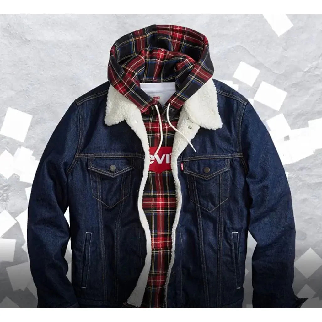 Levi’s Jacket de Hombre con Forro Sherpa al por Mayor 12 Unidades Colores Mixtos