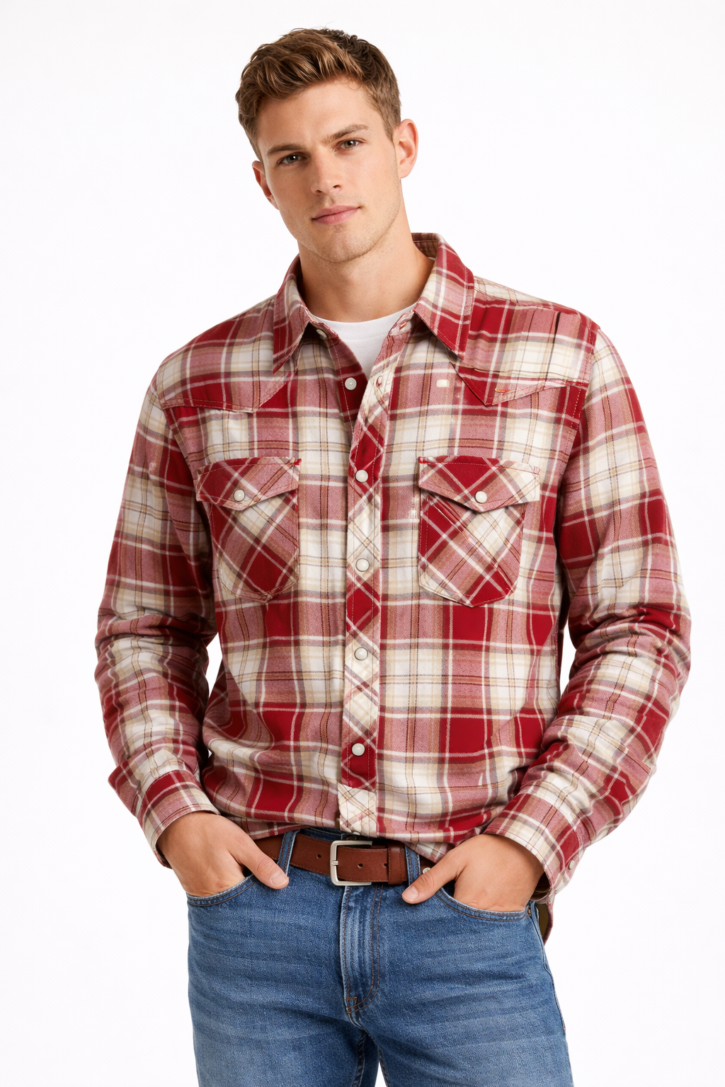 Levi's Camisas Vaqueras de Hombre – Caja 36 Unidades – Colores Mixtos – $19.75 c/u