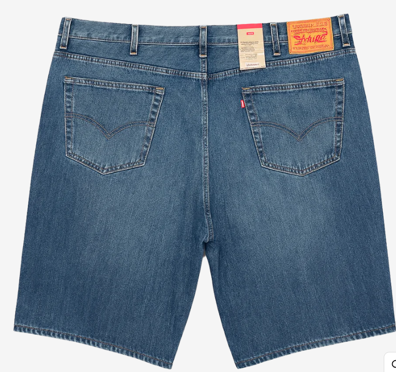 Shorts Levi's Talla Grande Denim - Caja Mayoreo 24 Unidades Precio unitario $17.50