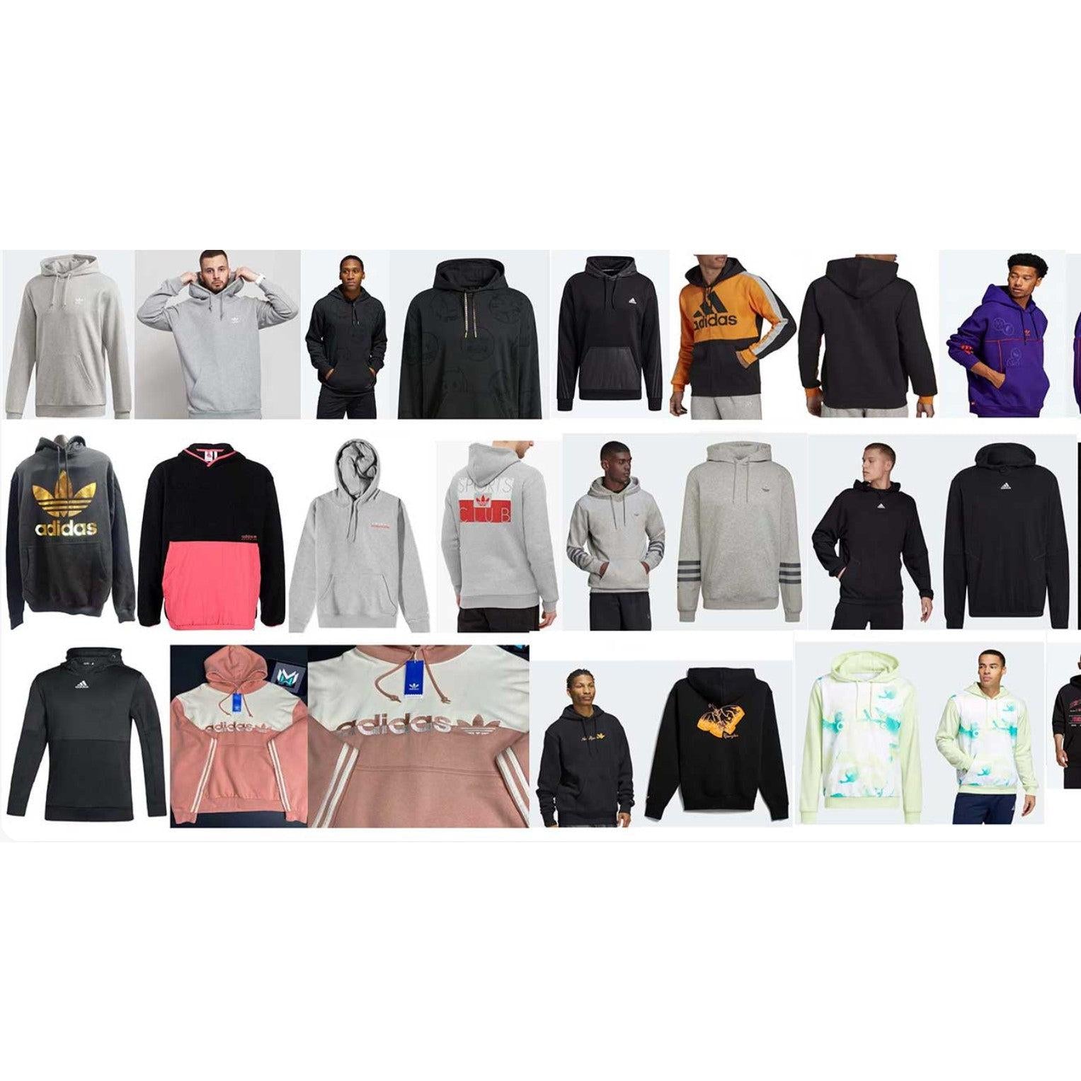 Adidas Sudaderas- Hoodies de Hombre al por Mayor Caja Mixta 24 Unidades Precio unitario $24.50