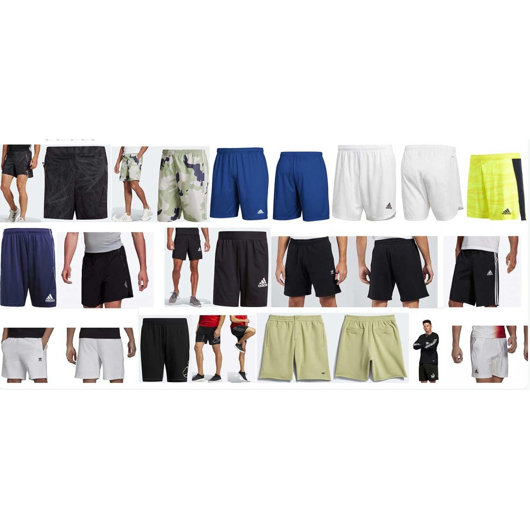 Adidas Shorts Deportivos para Hombre al por Mayor Caja Mixta 24 Unidades Precio unitario $17.50