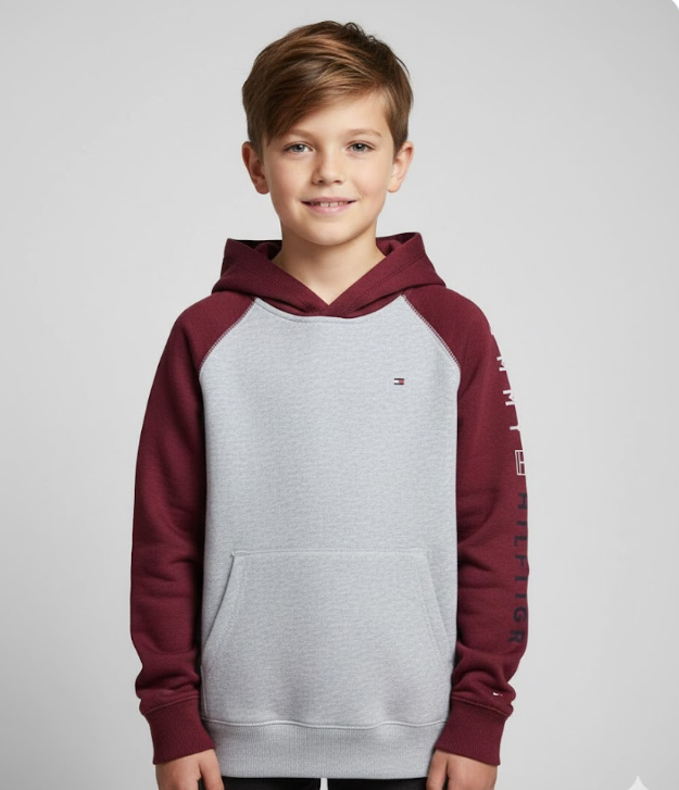 Tommy Hilfiger Sudadera - Buzo de Niño color Gris Al por mayor Unidades en la caja 24