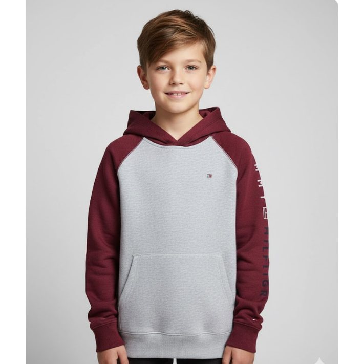 Tommy Hilfiger Sudaderas color Gris Niños - Caja Mayoreo 24 Unidades Precio unitario $16.50
