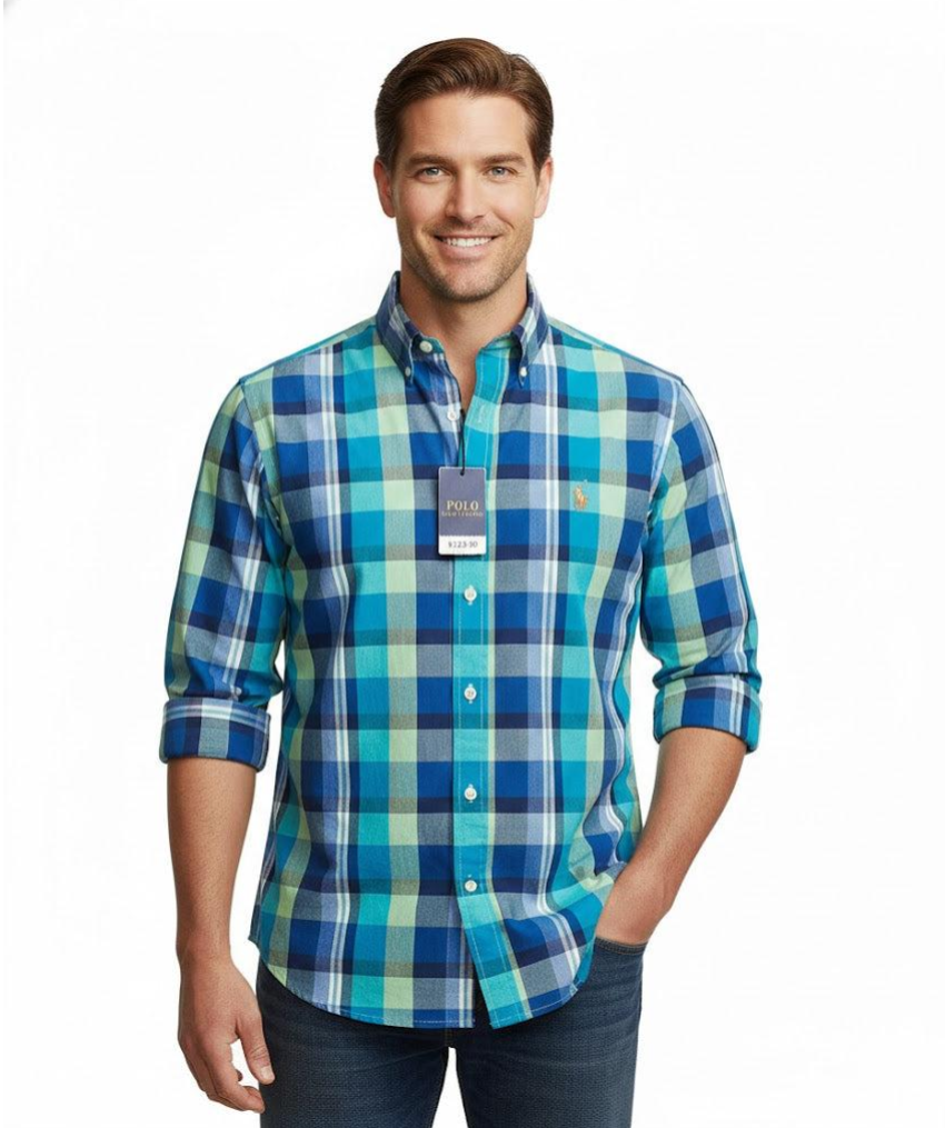 Polo Ralph Lauren Camisas Hombre – Caja 24 Unidades – Colores Mixtos – $37.50 c/u