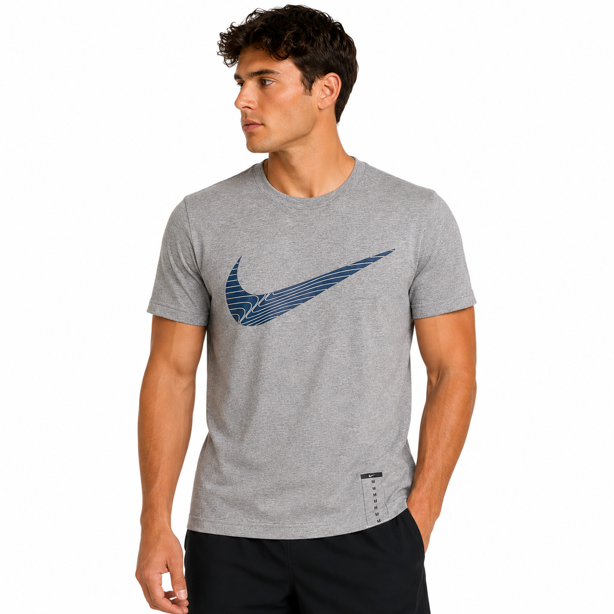 Nike Camisetas Hombre Logo Estampado – Caja 24 Unidades – Colores Mixtos – $14.75 c/u
