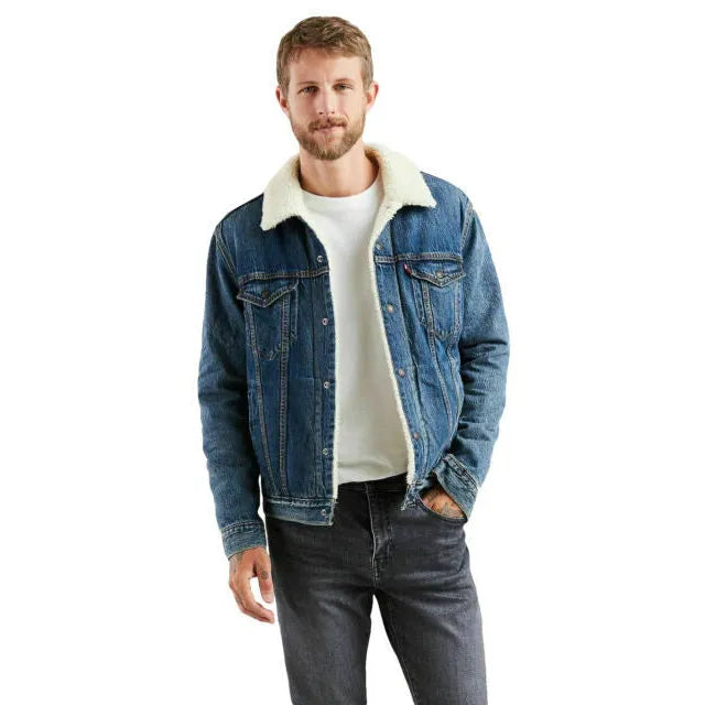 Levi’s Jacket de Hombre con Forro Sherpa al por Mayor 12 Unidades Colores Mixtos