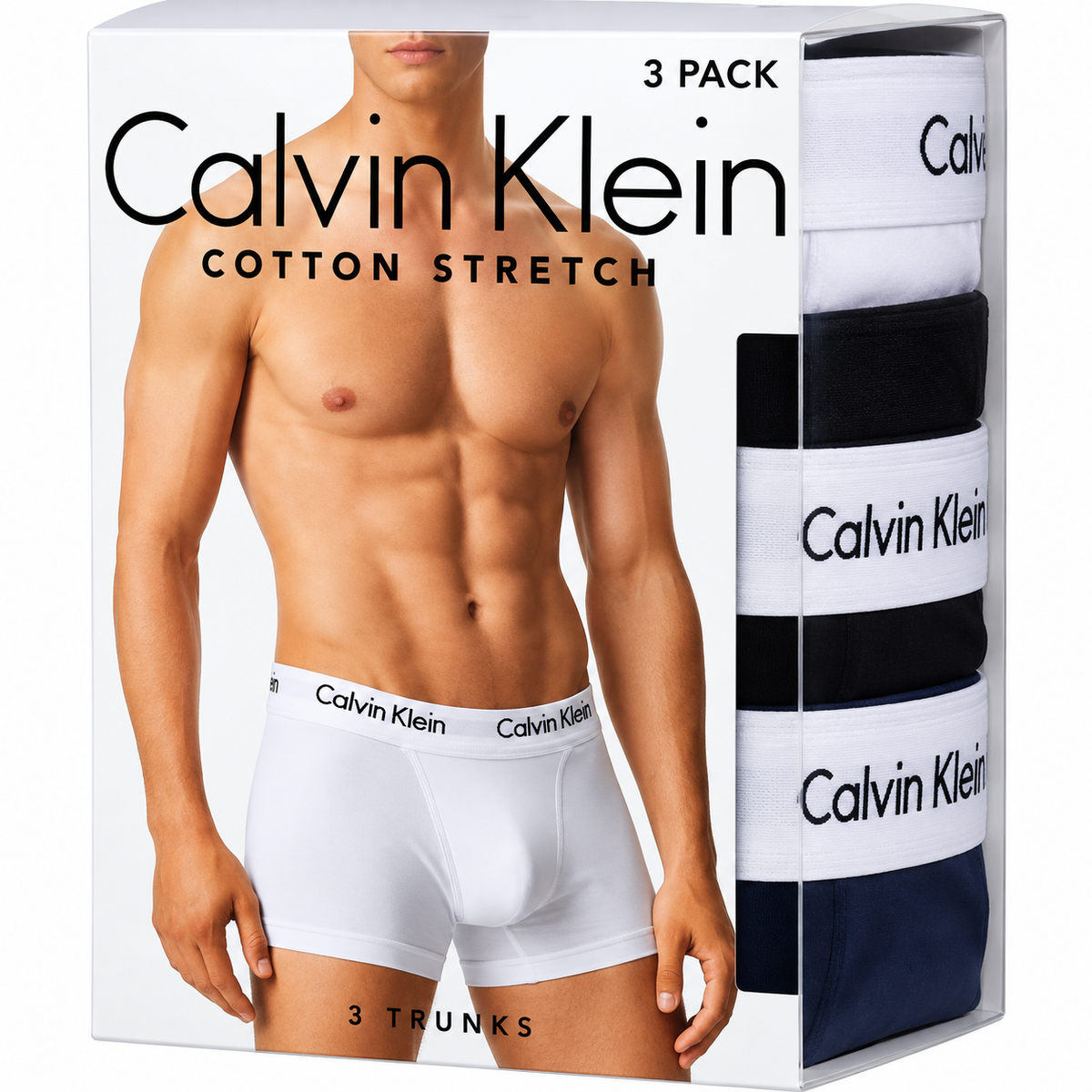 Calvin Klein Boxer de Hombre - Caja de 60 Paquetes– Colores Mixtos – Precio unitario $20.00 c/paquete