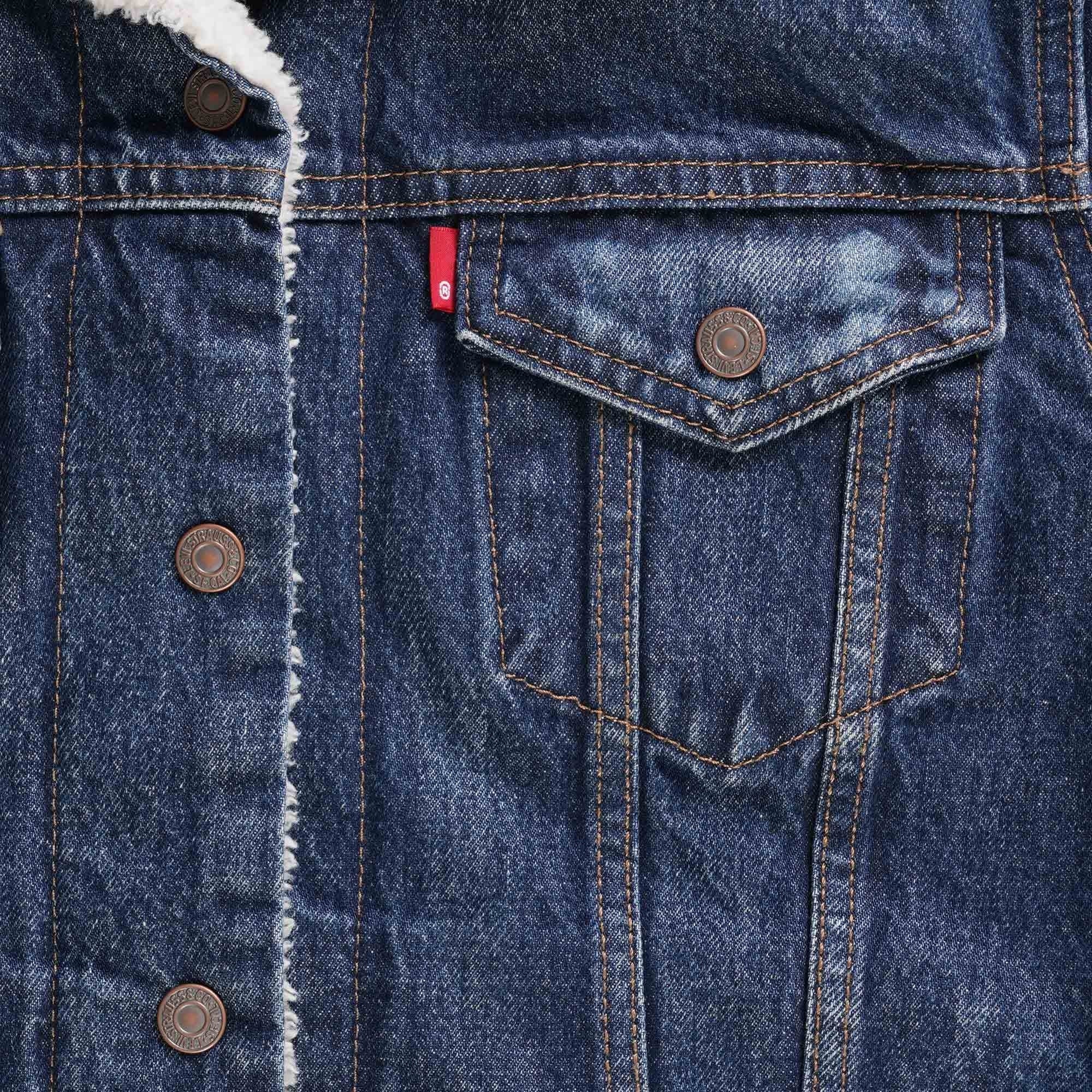 Jacket Levi's Hombre con Sherpa - Caja Mayoreo 12 Unidades Precio unitario $49.00