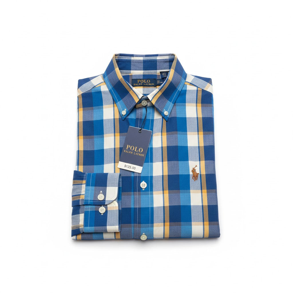 Polo Ralph Lauren Camisas Hombre – Caja 24 Unidades – Colores Mixtos – $37.50 c/u