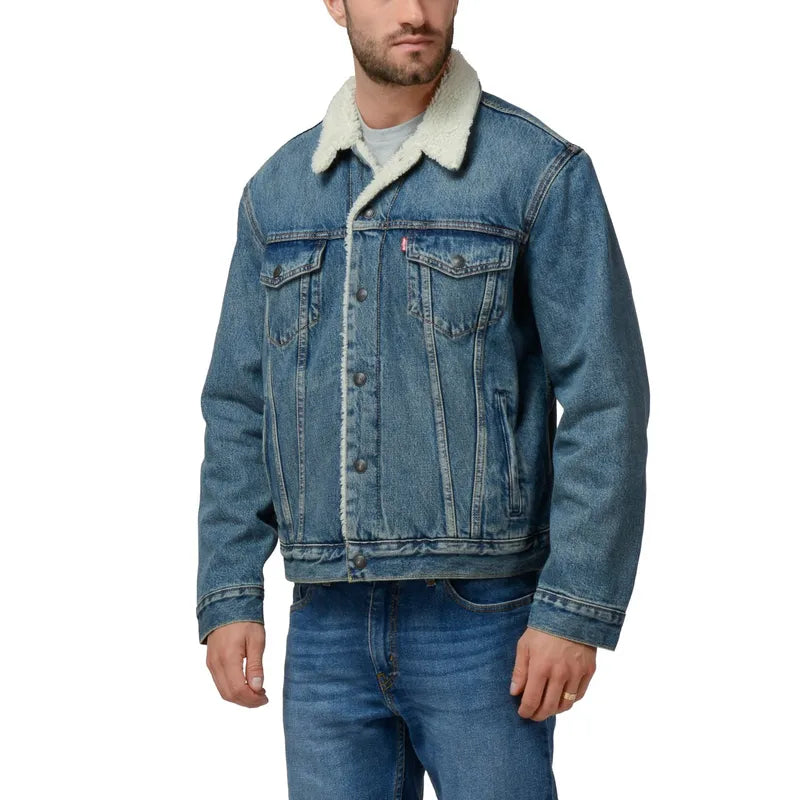 Levi’s Jacket de Hombre con Forro Sherpa al por Mayor 12 Unidades Colores Mixtos