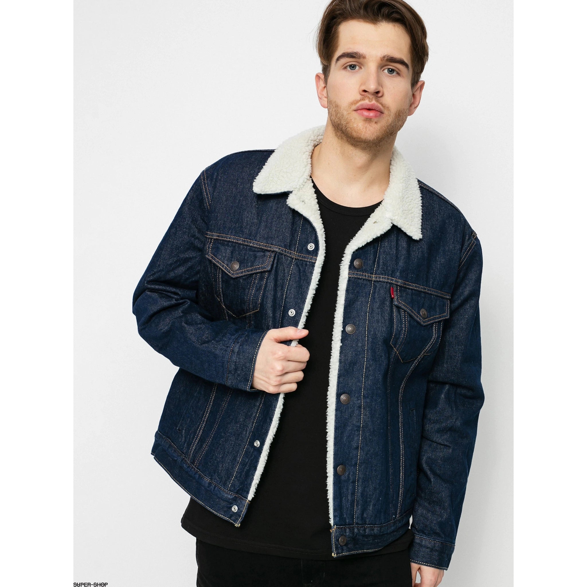 Jacket Levi's Hombre con Sherpa - Caja Mayoreo 12 Unidades Precio unitario $49.00