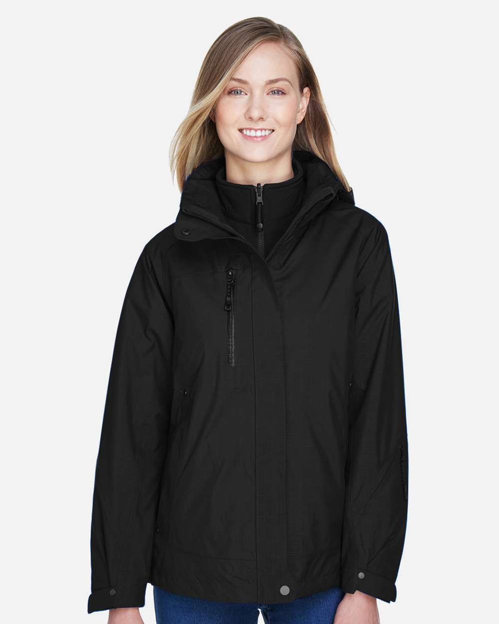 North End Chaqueta 3 en 1 de mujer con forro Soft Shell - Unidades en la caja 24- Precio unitario $26.75 c/u