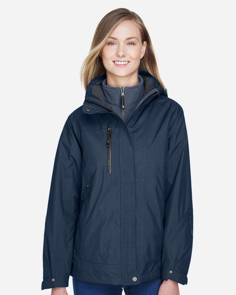 North End Chaqueta 3 en 1 de mujer con forro Soft Shell - Unidades en la caja 24- Precio unitario $26.75 c/u
