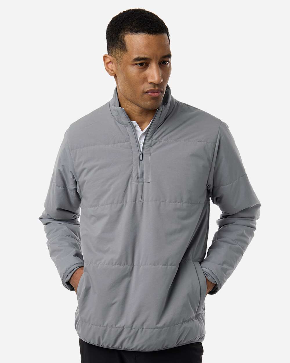 Adidas Chaqueta para Hombre con Cremallera 1/4 Ultimate Arctic - Precio al por Mayor- Unidadeds en la caja 24- Precio unitario $26.75 USD