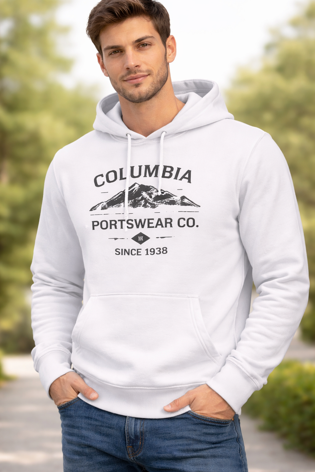 Sudadera Columbia de Hombre - Caja Mayoreo 48 Unidades Precio unitario $18.50