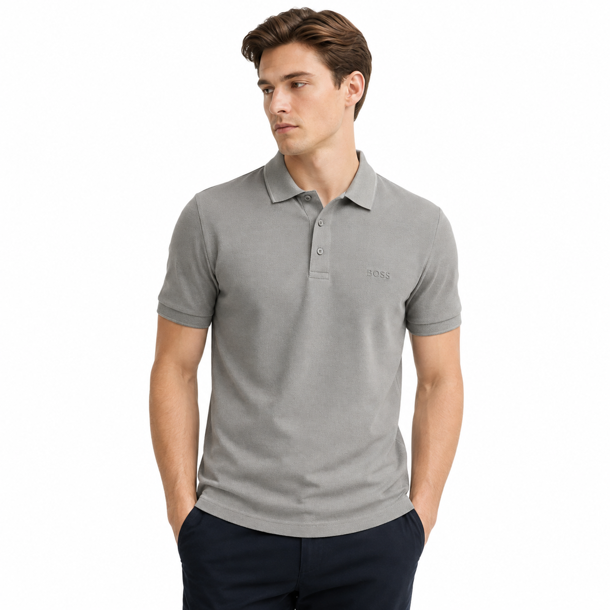 Hugo Boss Camisas Polo Regular Fit de Hombre - Unidades en la caja 18 - Precio unitario $59.50 c/u