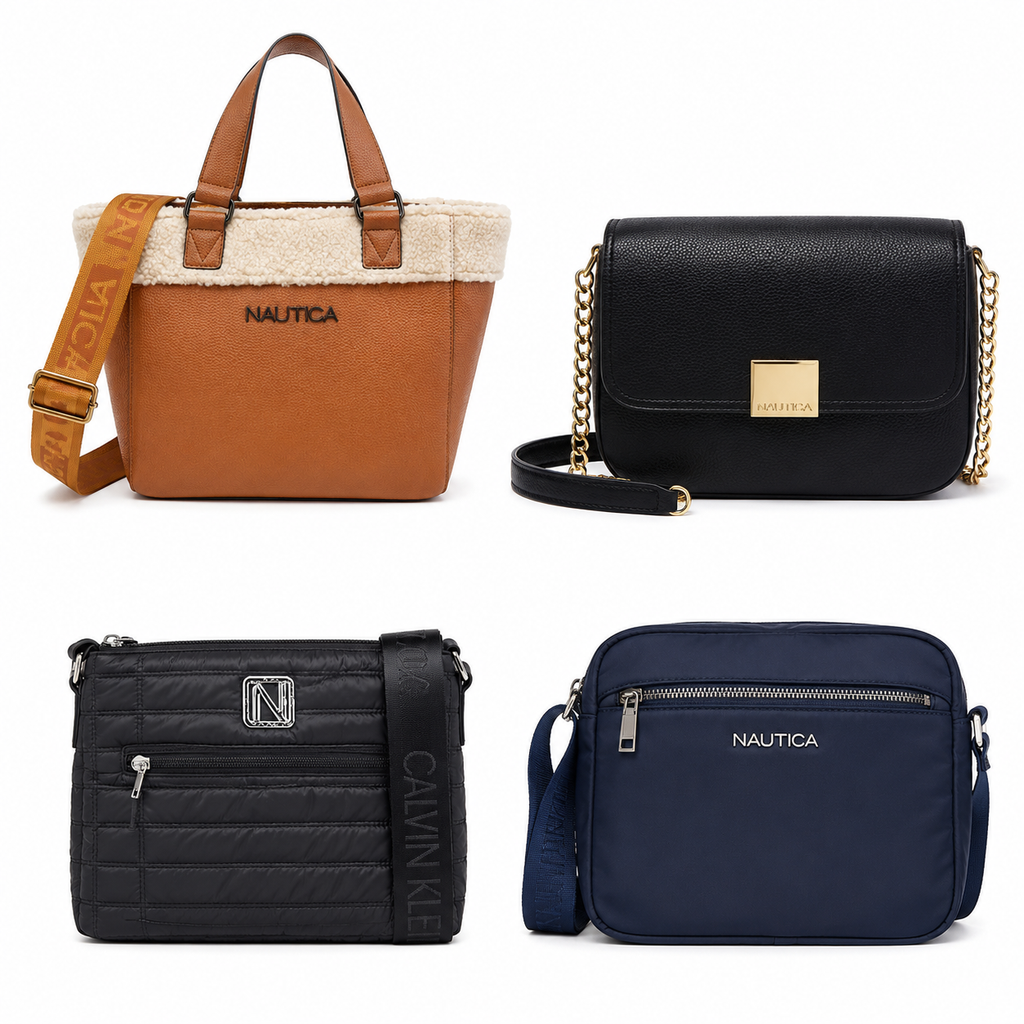 Nautica Carteras y Bolsos Mayoreo -Unidades en la caja 30- Precio unitario $26.75 c/u