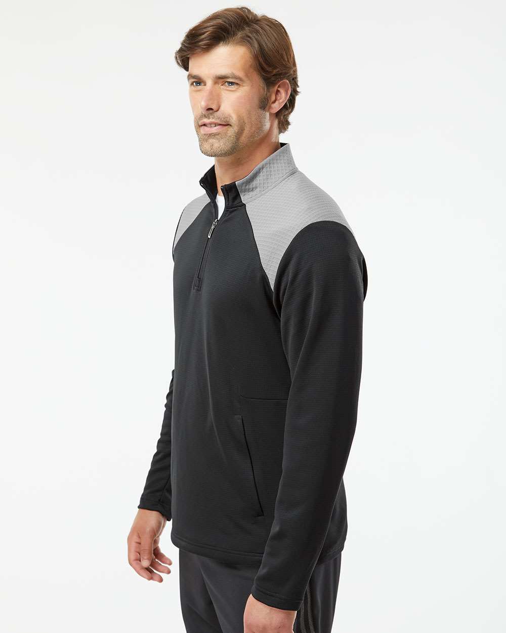 Adidas Suéter con Cremallera 1/4 para Hombre– Caja 24 Unidades – Colores Mixtos – $22.50 c/u