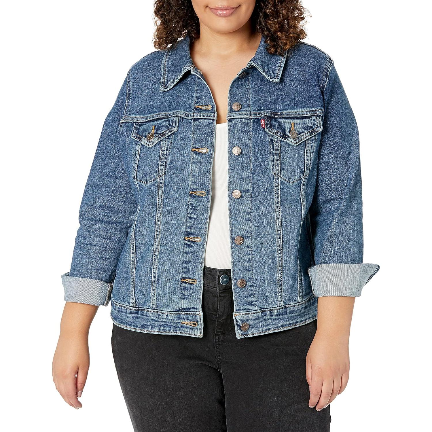 Jackets Levi's Mujer Tallas Grandes sin Forro - Caja Mayoreo 12 Unidades Precio unitario $34.00