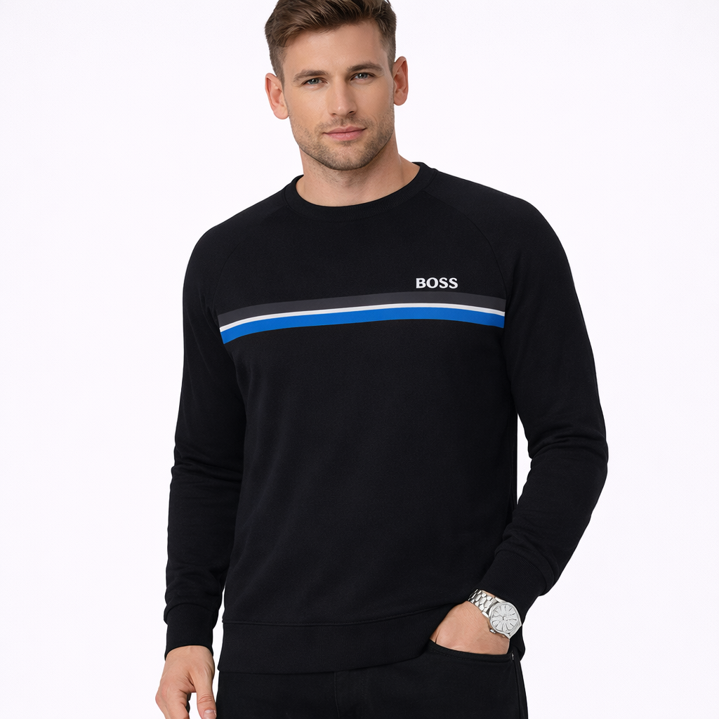 Hugo Boss Sudaderas de cuello redondo de Hombre – Unidades en la caja 6– Precio unitario $55.00 c/u