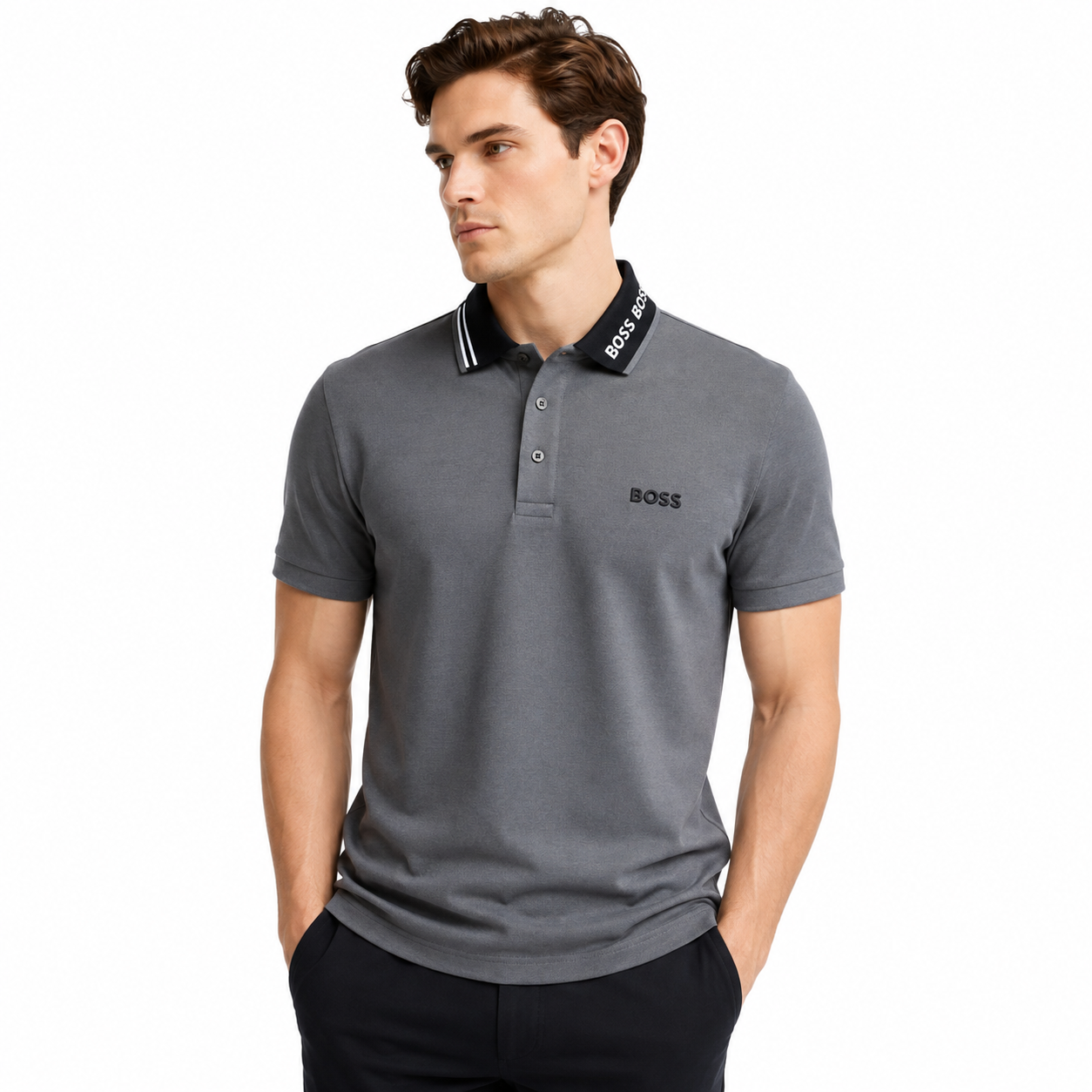 Hugo Boss Camisas Polo Slim Fit - Unidades en la caja 18 - Precio unitario $61.75 c/u