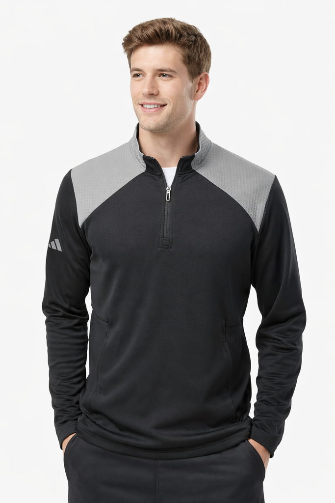Adidas Suéter con Cremallera 1/4 para Hombre– Caja 24 Unidades – Colores Mixtos – $22.50 c/u
