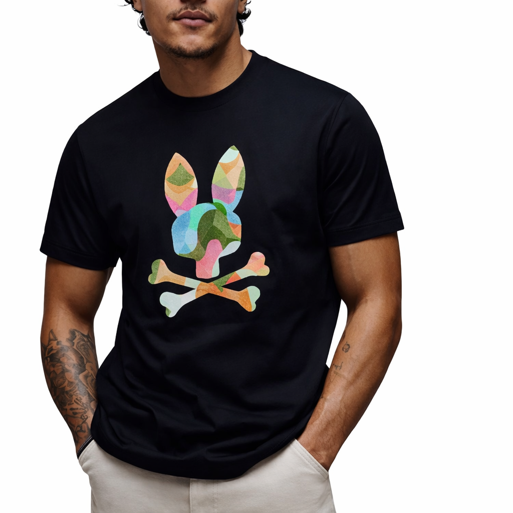 Psycho Bunny Ara Camiseta Estampada de Hombre
