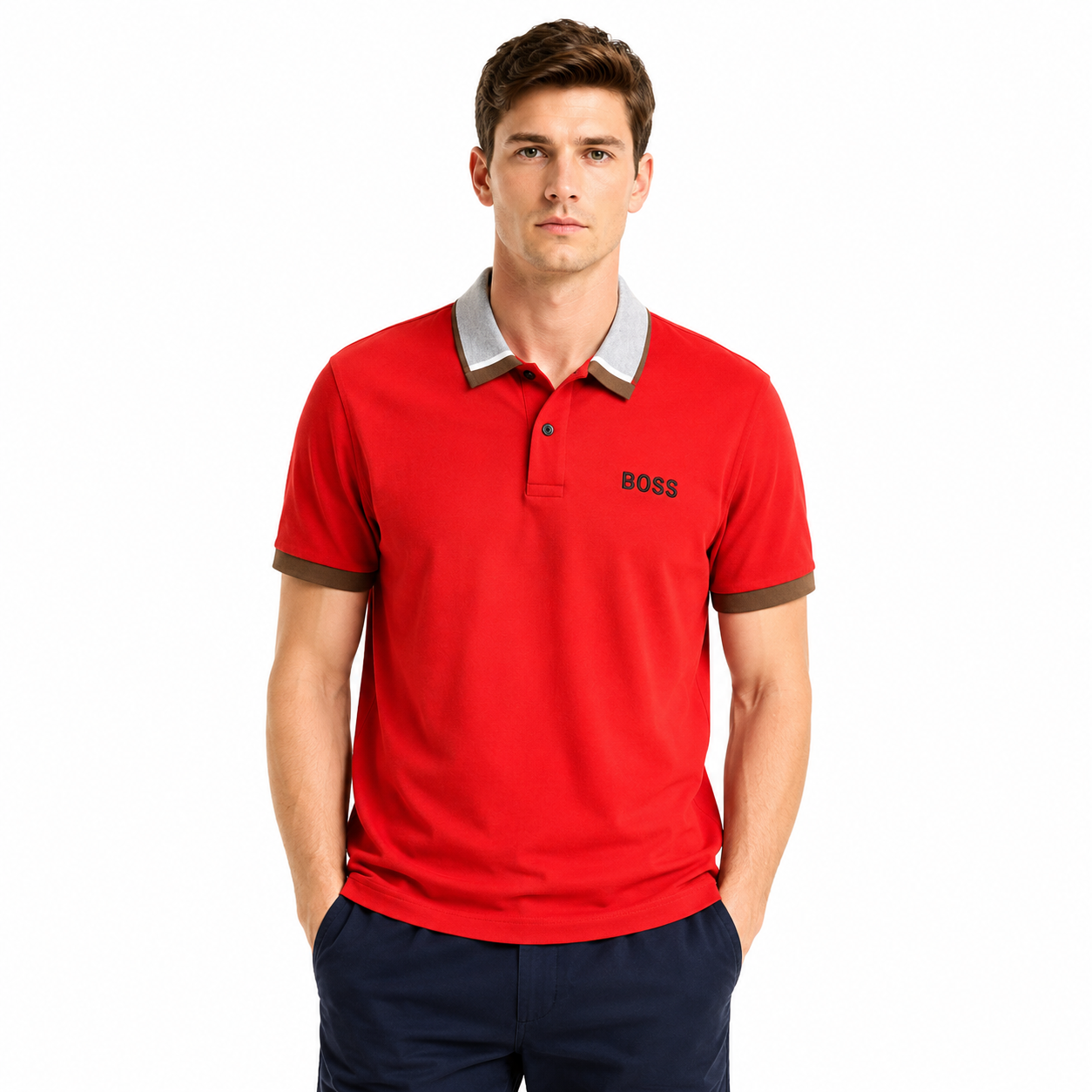 Hugo Boss Camisas Polo de Hombre - Modelos mixtos - Unidades en la caja 24 - Precio unitario $57.50 c/u