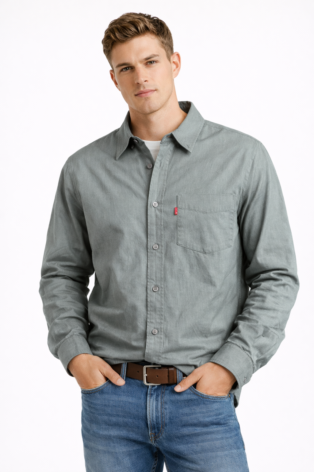 Levi's Camisas Vaqueras de Hombre – Caja 36 Unidades – Colores Mixtos – $18.50 c/u