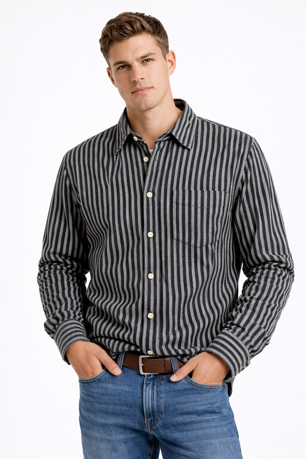 Levi's Camisas Vaqueras de Hombre – Caja 36 Unidades – Colores Mixtos – $18.50 c/u