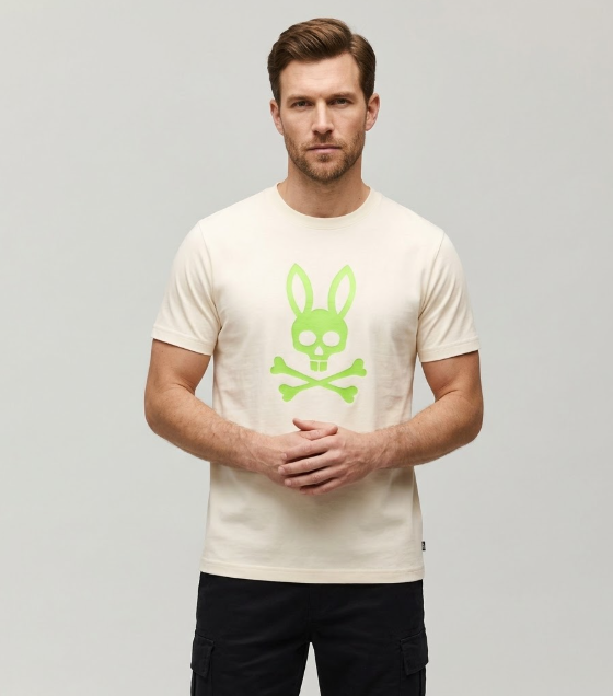 Psycho Bunny Camisetas Estampada Jarvis Bunny de Hombre Unidades en la caja 6 precio unitario $49.50 USD