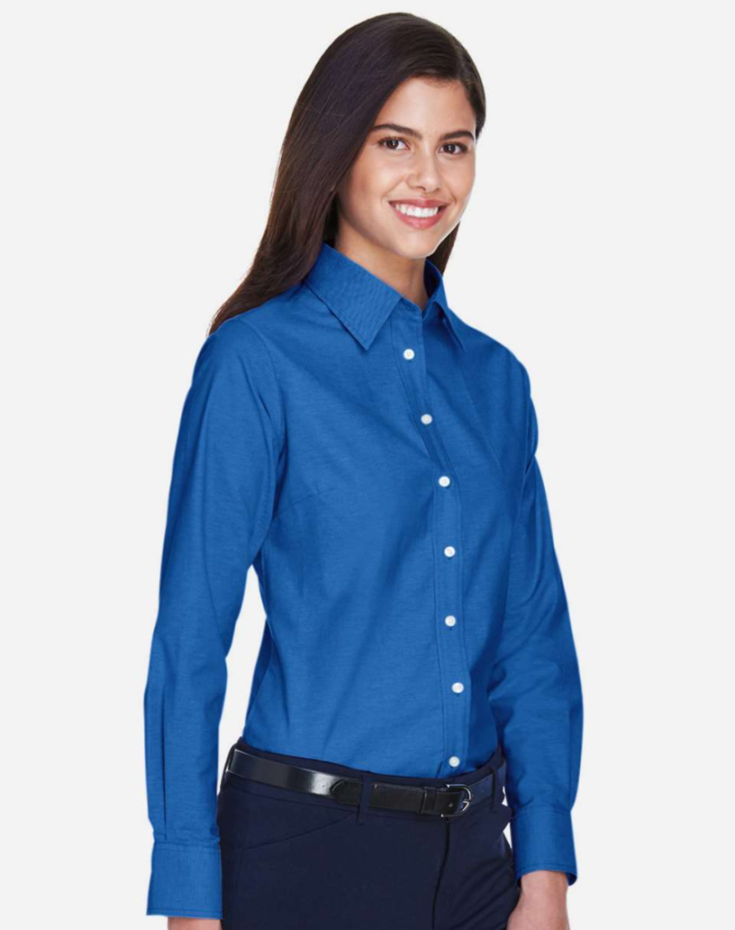 Harriton Camisas Oxford de Mujer - Unidades en la caja 24 - precio unitario $14.42 usd