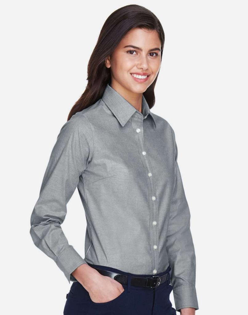 Harriton Camisas Oxford de Mujer - Unidades en la caja 24 - precio unitario $14.42 usd