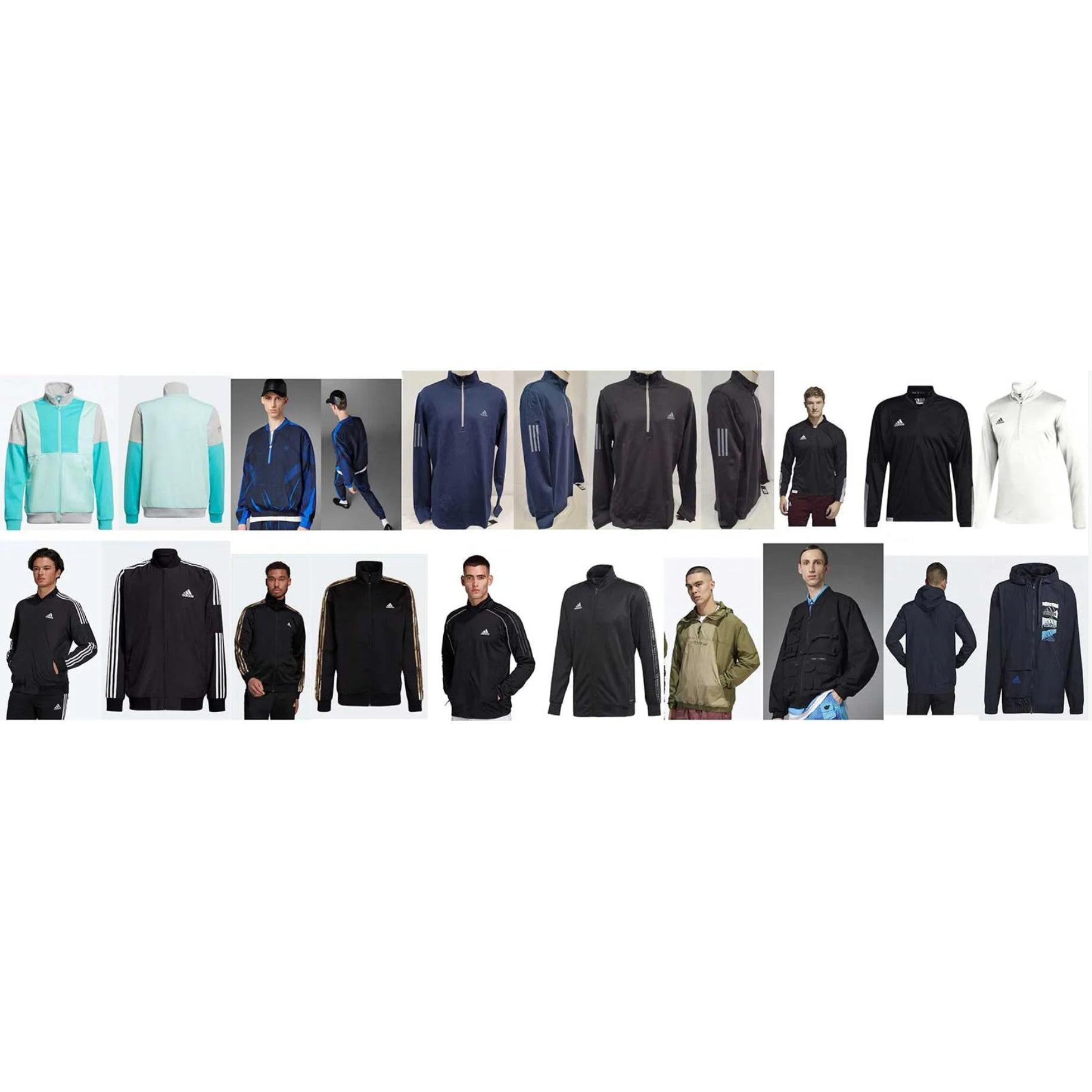 Adidas Jackets- Chompas de Hombre al por Mayor  Unidades en la caja 24 Precio unitario $24.50