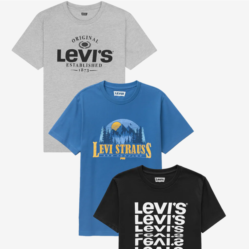 Levi's Camisetas Colores Mixtos Hombre - Caja Mayoreo 48 Unidades Precio unitario $10.50