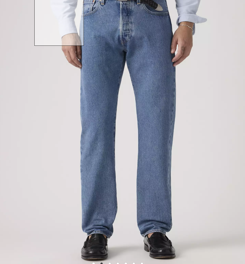 Levi's 501 Bootcut Jeans de Hombre –Caja Abierta– Unidades en la caja 48 – Precio unitario $38.50 c/u
