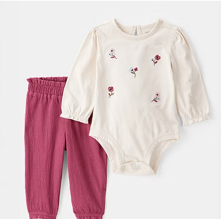 Carter's Conjuntos de Bebe 0 a 24M – Caja 200 Conjuntos – $9.75 c/u