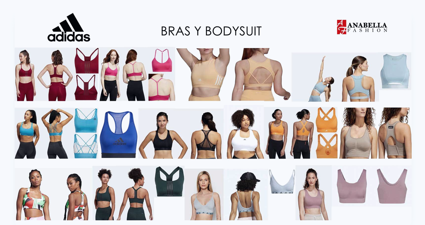 Adidas Brass Deportivos de Mujer – Unidades en la caja 48 – Precio unitario $19.50 usd. c/u
