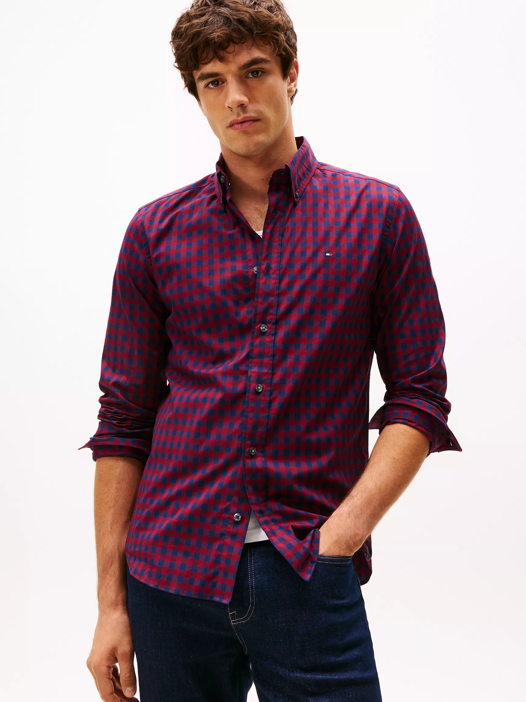 Tommy Hilfiger Camisas Manga Larga para Hombre al por Mayor