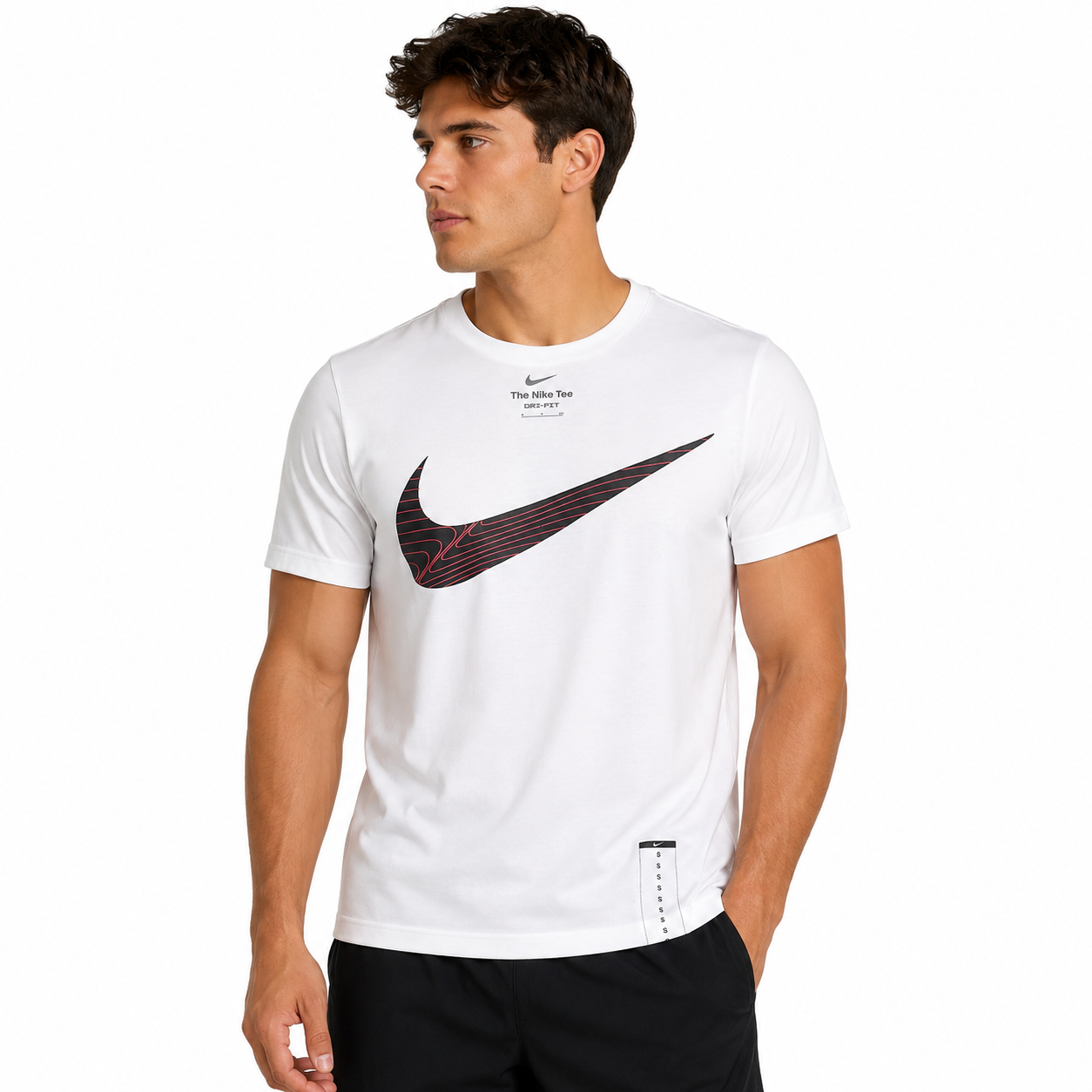 Nike Camisetas Hombre Logo Estampado – Caja 24 Unidades – Colores Mixtos – $14.75 c/u