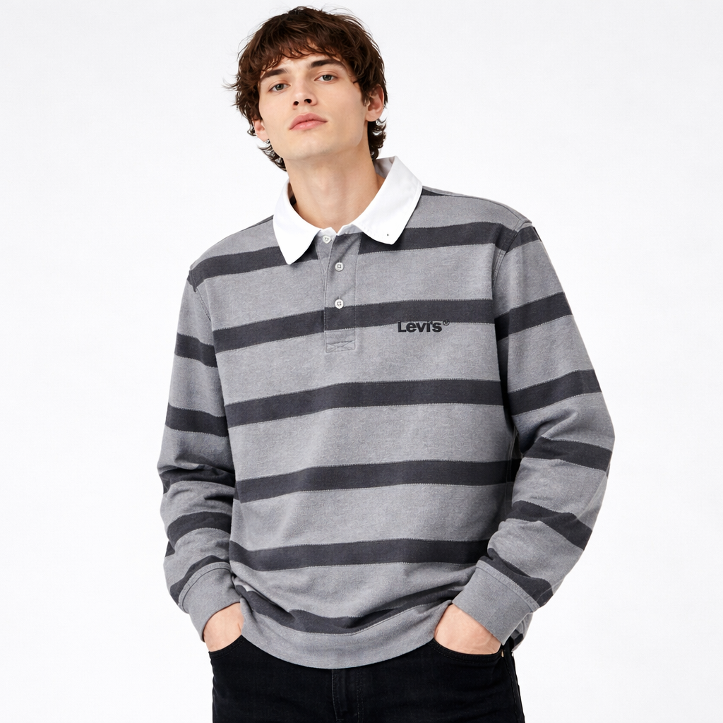 Levi's Camisas Polo manga larga de Hombre - Caja 24 Unidades – Colores Mixtos – $18.50 c/u