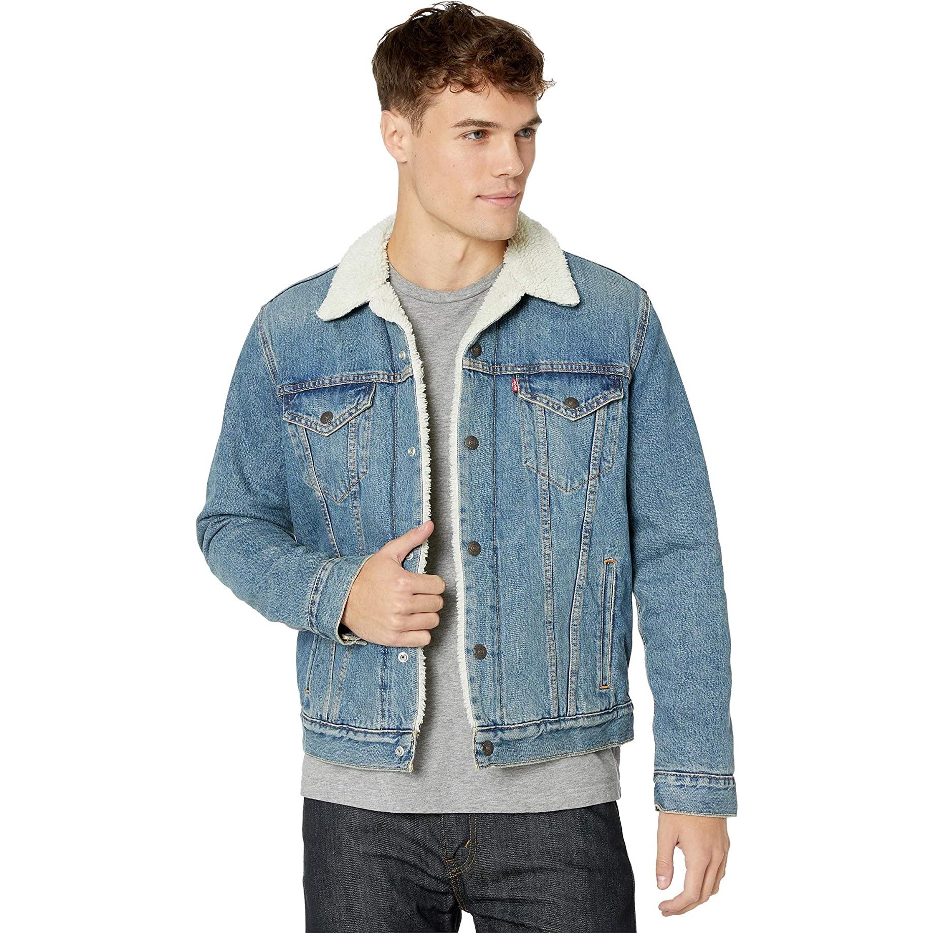 Levi’s Jacket de Hombre con Forro Sherpa al por Mayor 12 Unidades Colores Mixtos
